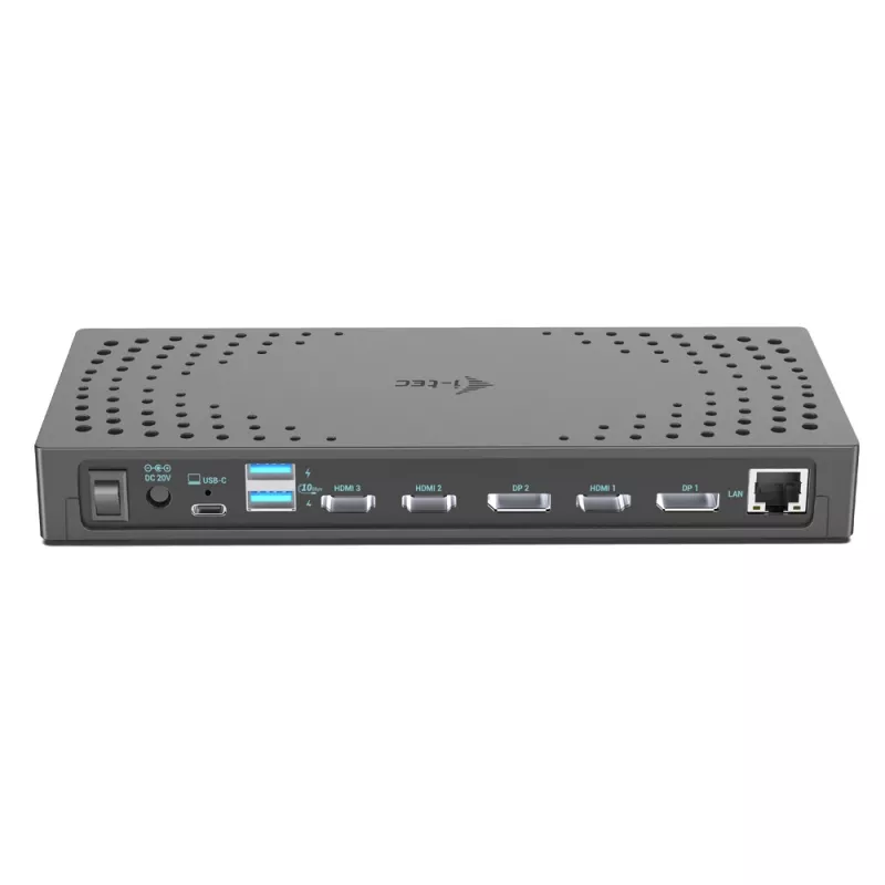 i-tec USB 3.0 / USB-C / Thunderbolt, 3x 4K dockingstation Gen 2 + Power Delivery 100W