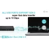 i-tec USB 3.0 / USB-C / Thunderbolt, 3x 4K dockingstation Gen 2 + Power Delivery 100W