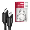 USB-kabel Axagon BUCM3-CM15AB 1,5 m USB 3.2 Gen 1 zwart