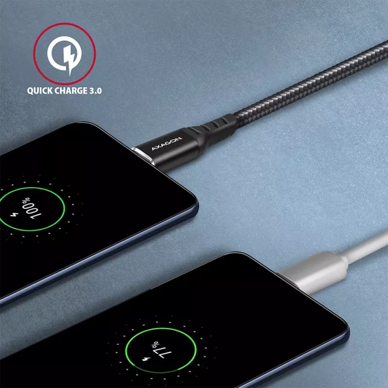 USB-kabel Axagon BUCM-AM15AB USB 2.0 1,5 m USB A USB C zwart