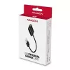 Externe USB-audioadapter AXAGON ADA-12 met 1x 3,5-mm-jack voor hoofdtelefoon en microfoon