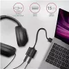 Externe USB-audioadapter AXAGON ADA-12 met 1x 3,5-mm-jack voor hoofdtelefoon en microfoon