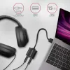 Externe USB-audioadapter AXAGON ADA-12 met 1x 3,5-mm-jack voor hoofdtelefoon en microfoon