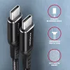USB-kabel Axagon BUCM-CM10AB USB 2.0 1m USB C zwart