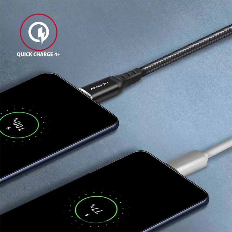 USB-kabel Axagon BUCM-CM20AB 2m USB C zwart
