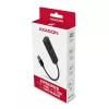 Axagon HMA-CR3A Metalen USB 3.2 Gen 1 multi-poort hub met drie USB-aansluitingen en kaartlezer