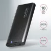 Axagon EEM2-SB2 Externe USB-C 3.2 Gen 2 metalen behuizing voor M.2 NVMe & SATA SSD's. Schroefloos