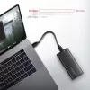 Axagon EEM2-SB2 Externe USB-C 3.2 Gen 2 metalen behuizing voor M.2 NVMe & SATA SSD's. Schroefloos