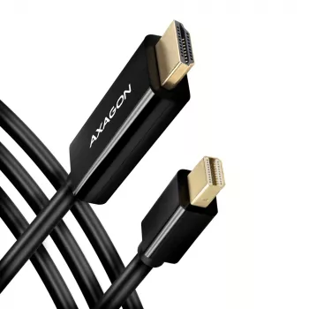 Axagon RVDM-HI14C2 Mini DisplayPort naar HDMI adapterkabel 4K 30Hz 1,8m