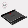 Axagon RHD-125B Inbouwframe voor 1x 2,5 inch in 3,5-inch bay - zwart metaal