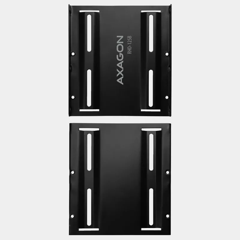 Axagon RHD-125B Inbouwframe voor 1x 2,5 inch in 3,5-inch bay - zwart metaal