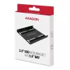 Axagon RHD-125B Inbouwframe voor 1x 2,5 inch in 3,5-inch bay - zwart metaal