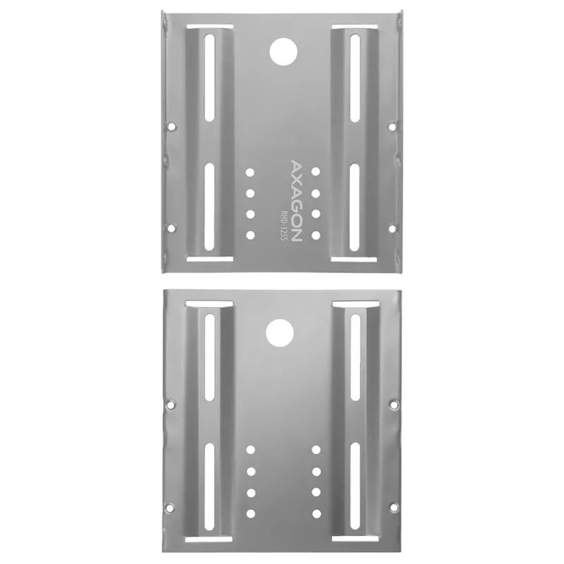 Axagon RHD-125S Houder voor 1x 2,5 inch HDD/SSD in 3,5 inch bay, metaal, grijs