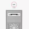 Axagon RHD-125S Houder voor 1x 2,5 inch HDD/SSD in 3,5 inch bay, metaal, grijs