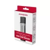Axagon CRE-DAC USB-C+ USB-A 5 Gbps MINI 2-slot & LUN SD/microSD kaartlezer USB 3.0 Type-A/Type-C grijs