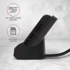 Axagon CRE-SM2 Smartcard-lezer USB 2.0 zwart 1,3m kabel