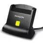 Axagon CRE-SM2 Smartcard-lezer USB 2.0 zwart 1,3m kabel