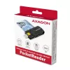 Axagon CRE-SMP2A USB smartcard- & SD/microSD/SIM PocketReader kaartlezer indoor USB Type-A/USB Type-C zwart