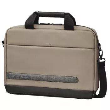 Toploader-tas Hama Terra 33,8 cm (13,3 inch) beige draaggreep schouderband