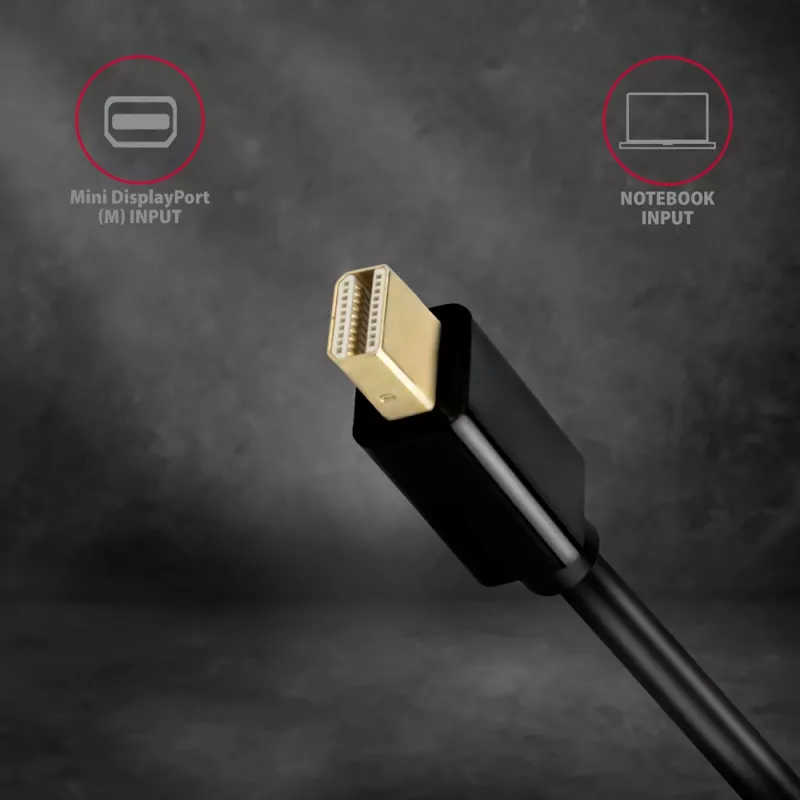Axagon RVDM-HI14N Mini DisplayPort -> HDMI 1.4-adapter 4K/30Hz