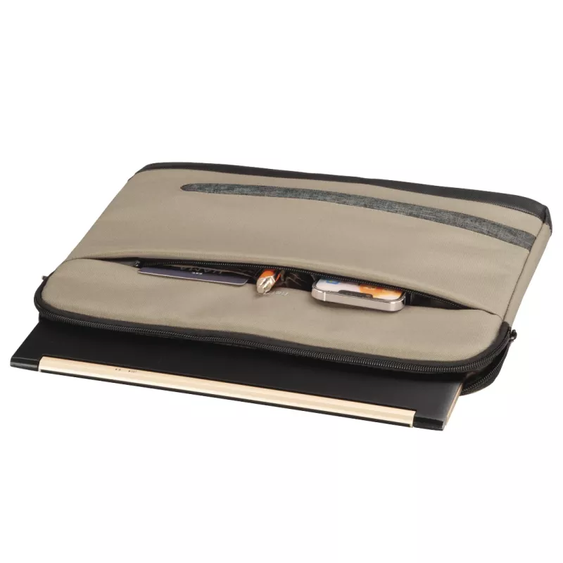 Hama Terra 00217237 laptopsleeve 39,6 cm (15,6 inch), gerecycled polyester, beige