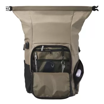Hama Terra 39,6 cm (15,6 inch) rugzak beige, zwart