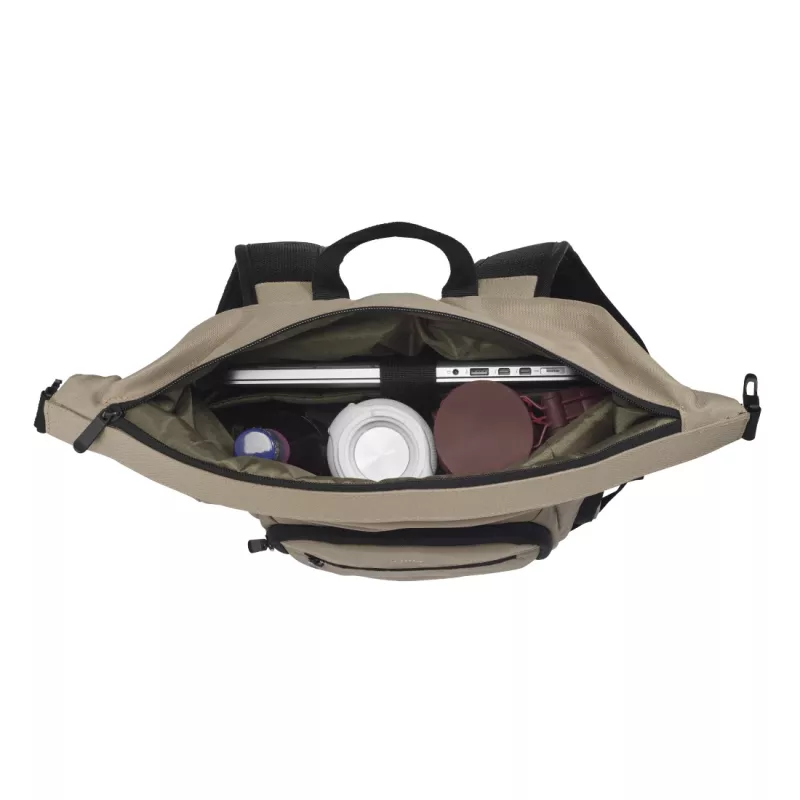 Hama Terra 39,6 cm (15,6 inch) rugzak beige, zwart