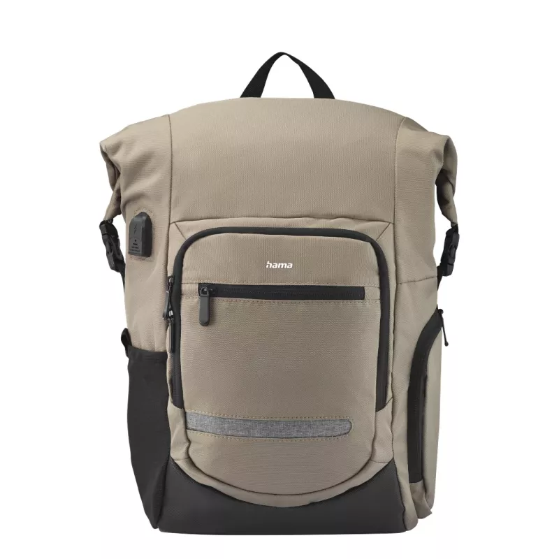 Hama Terra 39,6 cm (15,6 inch) rugzak beige, zwart