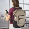 Hama Terra 39,6 cm (15,6 inch) rugzak beige, zwart