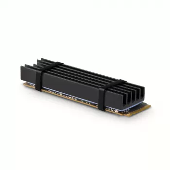 Axagon CLR-M2L10 passieve aluminium koelbody voor alle M.2 SSD's, maat 2280, 10 mm hoog.