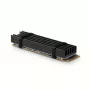 Axagon CLR-M2L10 passieve aluminium koelbody voor alle M.2 SSD's, maat 2280, 10 mm hoog.