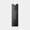 Axagon CLR-M2L10 passieve aluminium koelbody voor alle M.2 SSD's, maat 2280, 10 mm hoog.