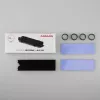 Axagon CLR-M2L10 passieve aluminium koelbody voor alle M.2 SSD's, maat 2280, 10 mm hoog.