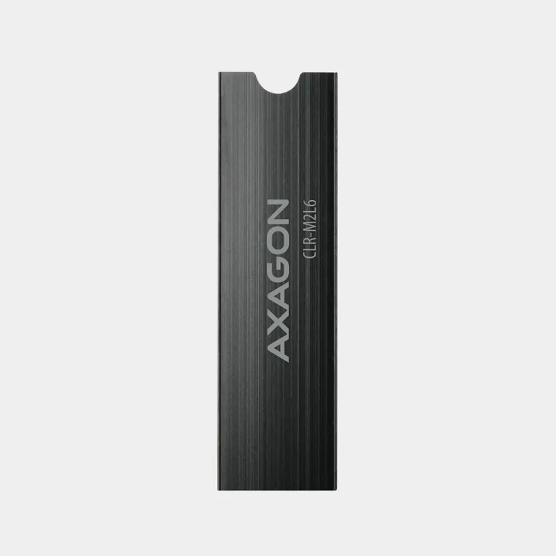Axagon CLR-M2L6 passieve aluminium koelbody voor alle M.2 SSD's, maat 2280, hoogte 6 mm