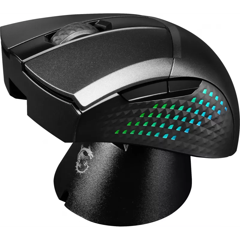 MSI CLUTCH GM51 LIGHTWEIGHT WIRELESS muis gaming rechtshandig RF + Bluetooth + USB Type-C optisch 26000 DPI
