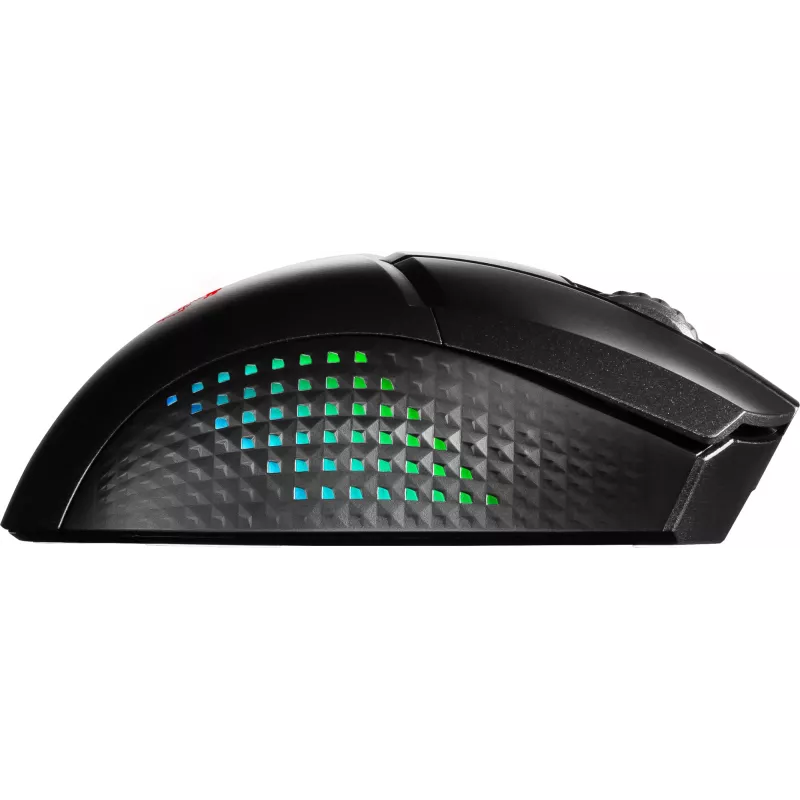 MSI CLUTCH GM51 LIGHTWEIGHT WIRELESS muis gaming rechtshandig RF + Bluetooth + USB Type-C optisch 26000 DPI