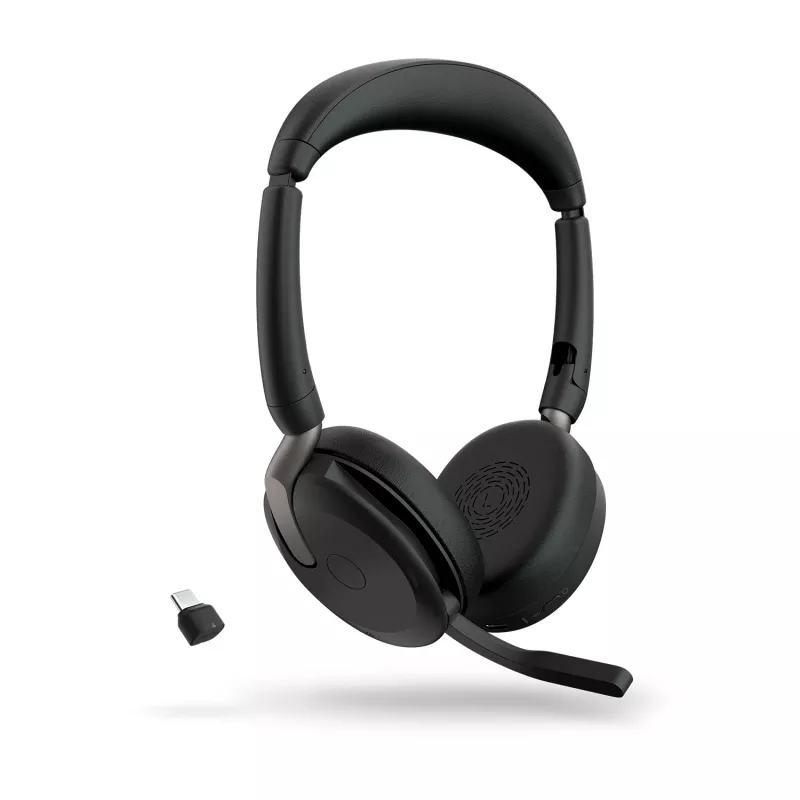 Jabra Evolve2 65 Flex - Link380c UC stereo (draadloos opladen)