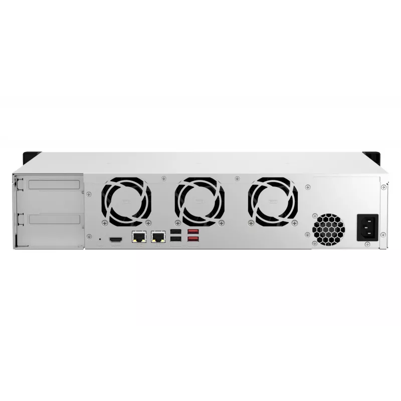 QNAP TS-864EU-8G NAS/opslagserver rack (2U) Intel® Celeron® 8 GB DDR4 0 TB QNAP Turbo System zwart