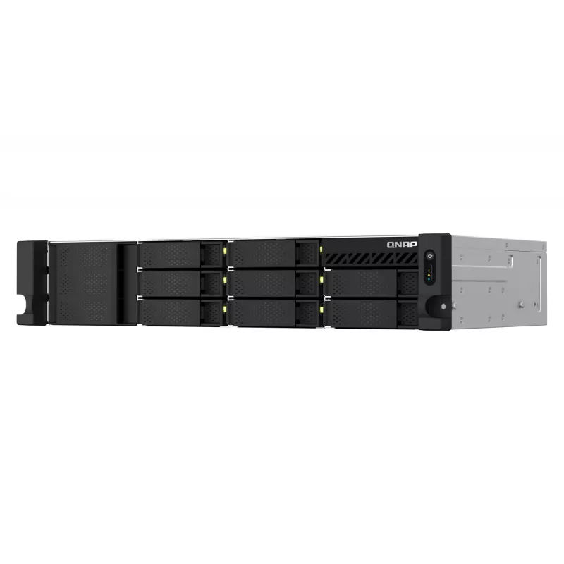 QNAP TS-864EU-8G NAS/opslagserver rack (2U) Intel® Celeron® 8 GB DDR4 0 TB QNAP Turbo System zwart