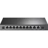TP-Link 8-poorts 10/100Mbit/s + 3-poorts Gigabit desktop switch met 8-poorts PoE+