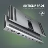Dockingstation Axagon HMC-4KX3 USB-C 5Gbps-hub, 3x USB-A, 2x HDMI, DP, RJ-45, SD/microSD, audio, PD 100W, kabel 40cm