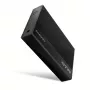Axagon EE35-GTR USB-C 5Gbps - SATA 6G, 3.5 RIBBED box BLACK - USB Type-C HDD-behuizing 3,5 inch