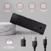 Axagon EE35-GTR USB-C 5Gbps - SATA 6G, 3.5 RIBBED box BLACK - USB Type-C HDD-behuizing 3,5 inch