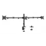 Gembird MA-D3-01 verstelbare bureaubeugel voor 3 monitoren, 17–27 inch, tot 7 kg