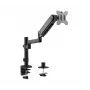Monitorbeugel GEMBIRD MA-DA1P-01 — 1-armige tafelbeugel voor 17–32 inch schermen, VESA 75x75–100x100, max. belasting 9 kg, zwart
