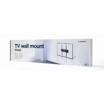 TV-beugel Gembird WM-55F-02 zwart, voor 32–55 inch schermen, max. belasting 40 kg, VESA 200x200–400x400, slank 2,5 cm