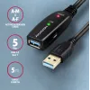 Axagon ADR-305 USB 3.2 Gen 1 A-M -> A-F actieve verleng-/repeaterkabel 5 m