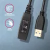 Axagon ADR-310 USB 3.2 Gen 1 A-M -> A-F actieve verleng-/repeaterkabel 10m