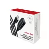 Axagon ADR-310 USB 3.2 Gen 1 A-M -> A-F actieve verleng-/repeaterkabel 10m