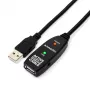 Axagon ADR-205 USB 2.0 A-M -> A-F actieve verleng-/repeaterkabel 5m